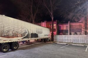 Tractor trailer incident in Rockville