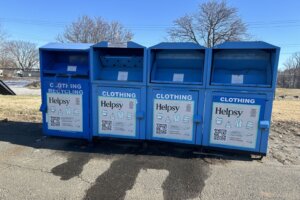 Fairfax County textile recycling bins