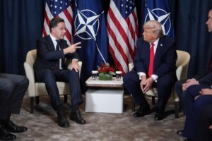 APTOPIX Switzerland Davos Trump