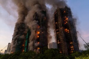 Hong Kong Fire Aftermath