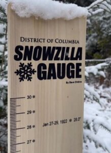 Dave Dildine's Snowzilla Gauge