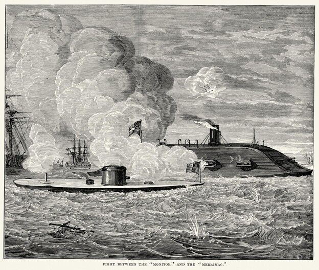 1 Battle of Hampton Roads 1862 engraving.jpg