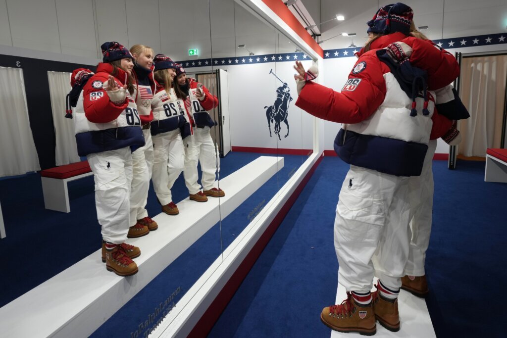 Milan Cortina Olympics Ralph Lauren Fitting