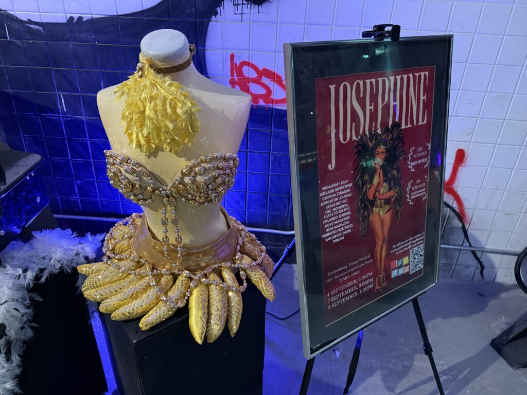 A burlesque outfit seen in Dupont Underground