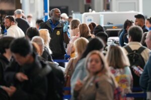 APTOPIX Travel Delays
