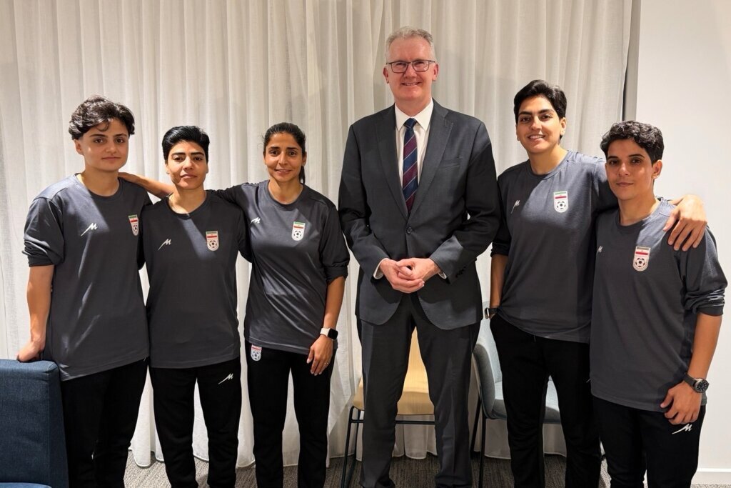 APTOPIX Australia Women's Asian Cup Iran Exit Trump