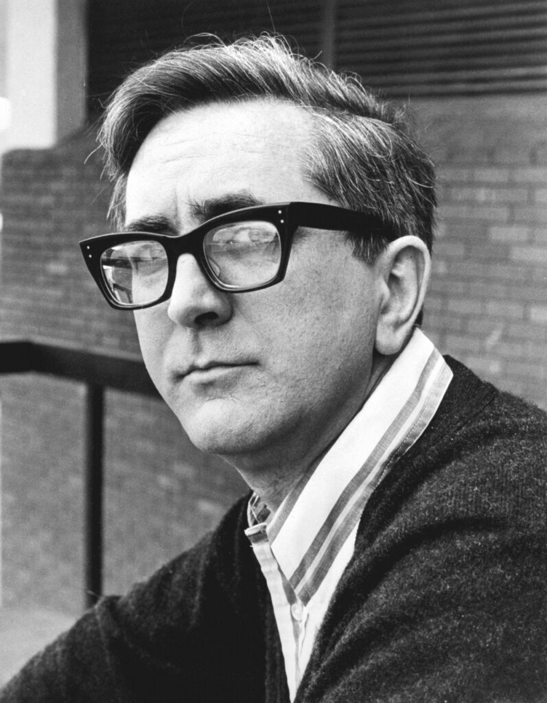 This Jan. 9, 1973 file photo shows British author Len Deighton who has died at the age of 97. (PA via AP)

&nbsp;