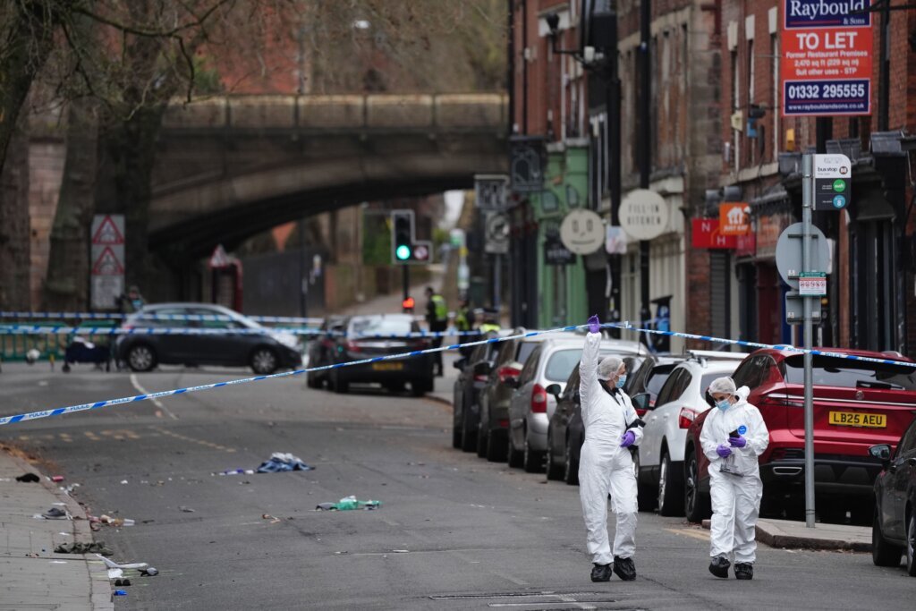 Britain Pedestrians Struck