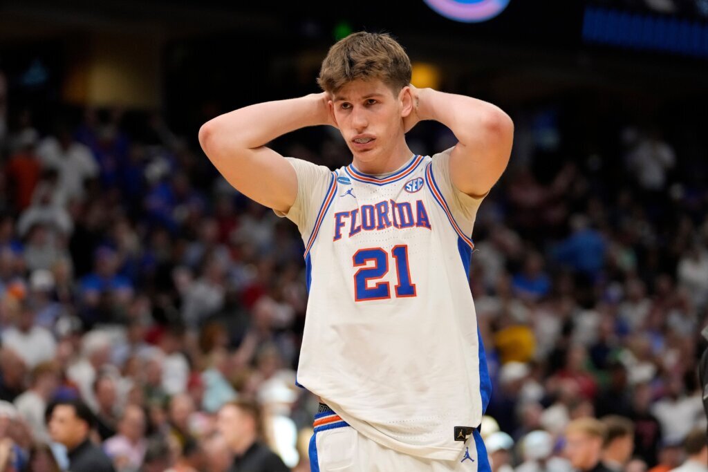 NCAA Iowa Florida Basketball
