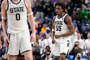 NCAA Louisville Michigan St Basketball
