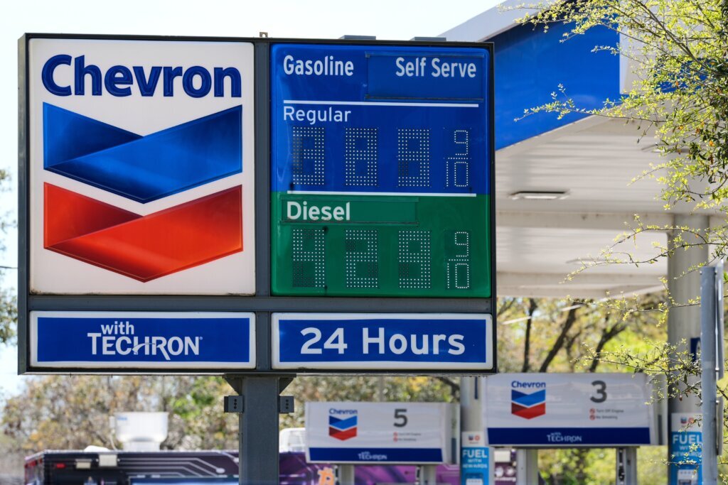 US Economy Gas Prices
