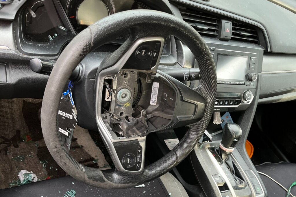 Stolen airbag