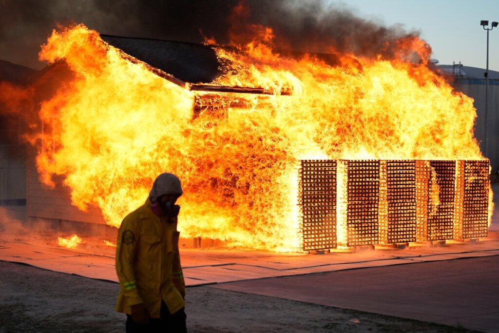 APTOPIX Climate Fireproof Home