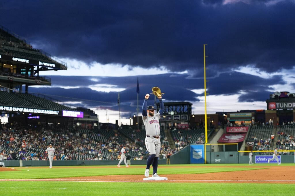 Astros Rockies Baseball