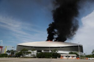 Brazil Rio Olympic Fire
