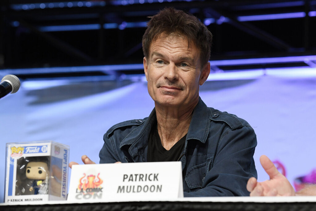Patrick Muldoon attends the "Starship Troopers" cast panel during 2025 Los Angeles Comic Con at Los Angeles Convention Center on Sept. 28, 2025, in Los Angeles, California. Patrick Muldoon, known for his roles on shows including "Days of Our Lives" and films including "Starship Troopers," has died at age 57, his representative confirmed to ABC News Monday. (Photo by Chelsea Guglielmino/Getty Images)

&nbsp;