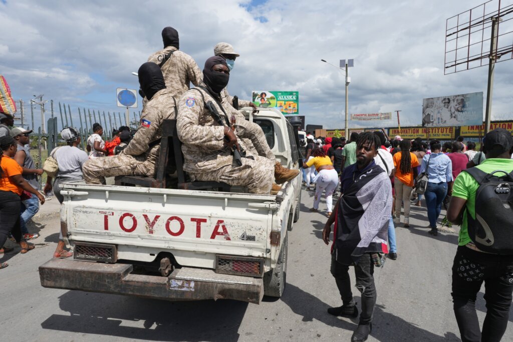 Haiti Worker Protest