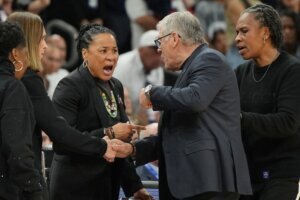 NCAA South Carolina UConn Basketball
