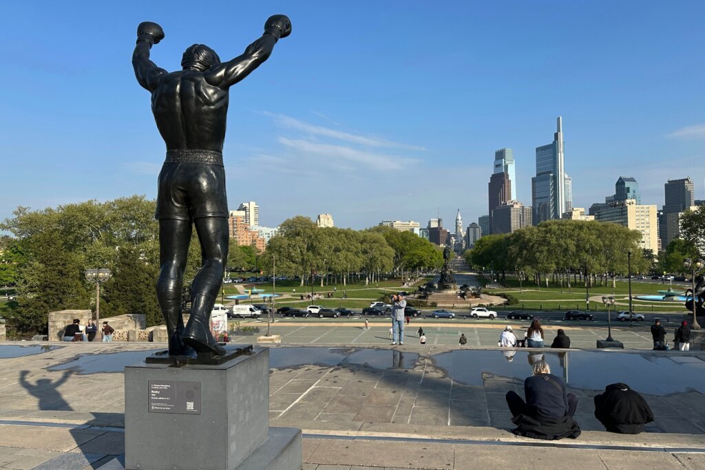 APTOPIX Rocky Statue Exhibition