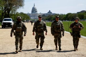Trump says National Guard here to stay in DC