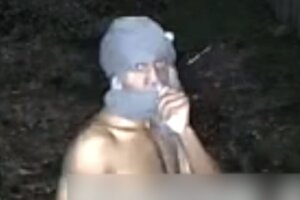Naked burglar