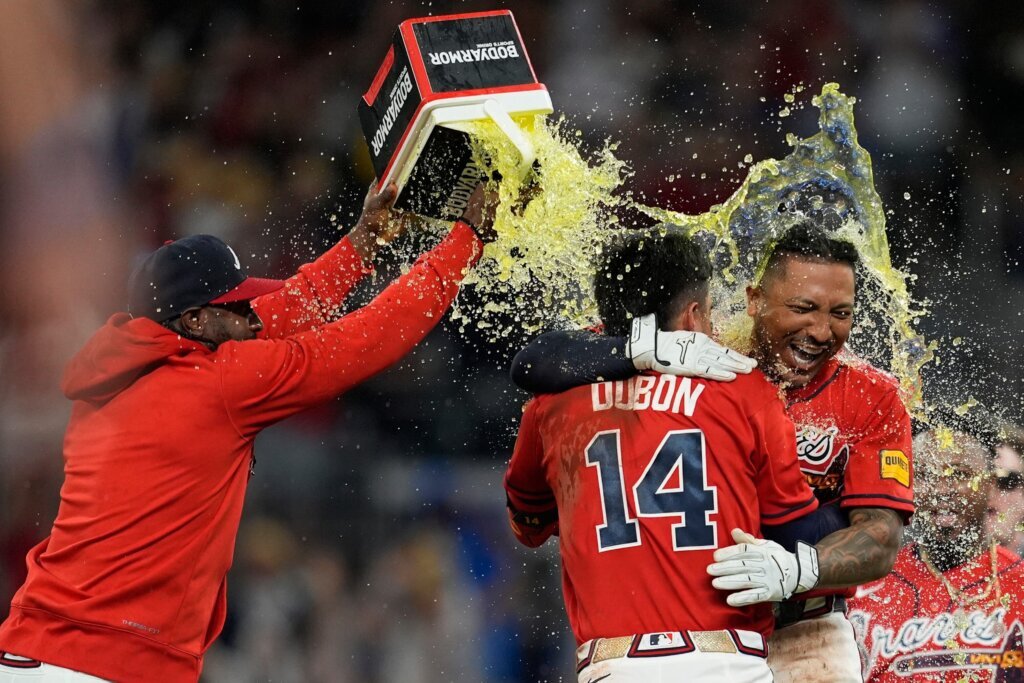 APTOPIX Nationals Braves Baseball
