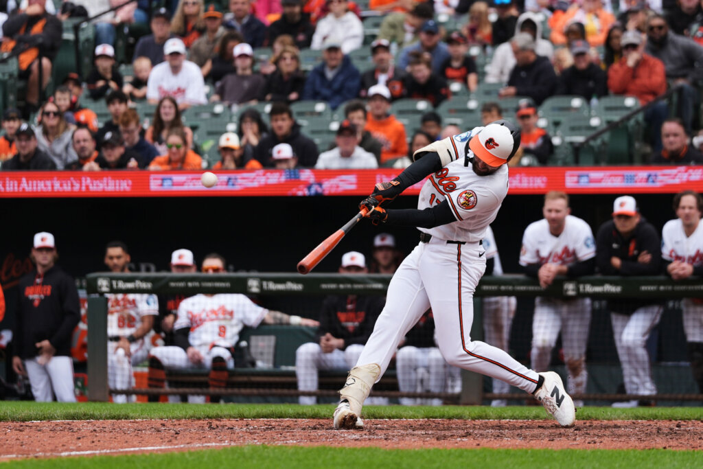 Baltimore Orioles' Colton Cowser hits a walkoff three run home run