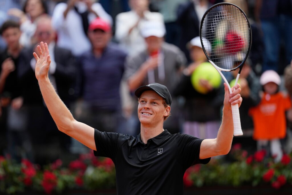 APTOPIX Italian Open Tennis