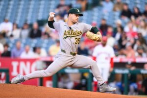Athletics Angels Baseball