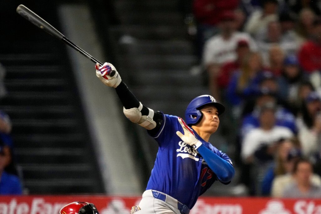CORRECTION Dodgers Angels Baseball