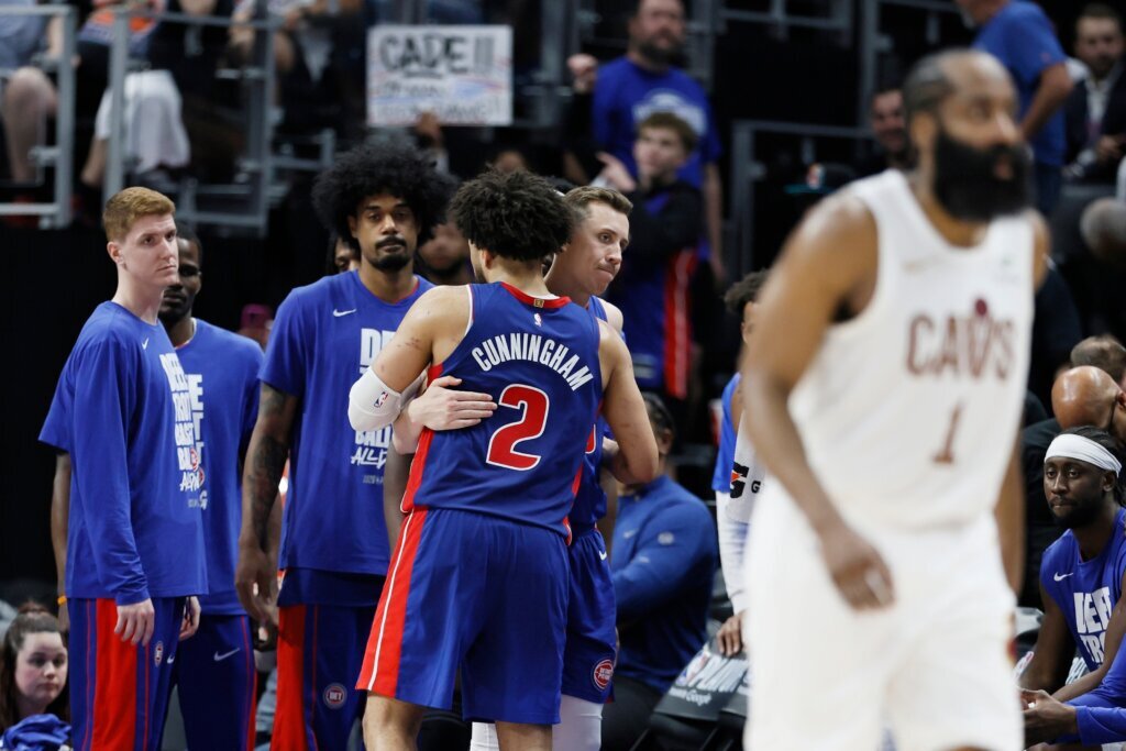 Cavaliers Pistons Basketball