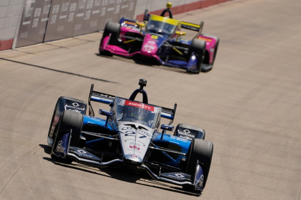 IndyCar Pushing Buttons Auto Racing