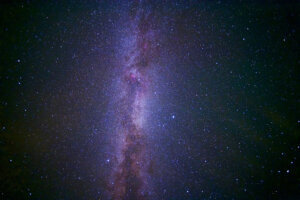 Summer Triangle with the Milky Way flowing through it