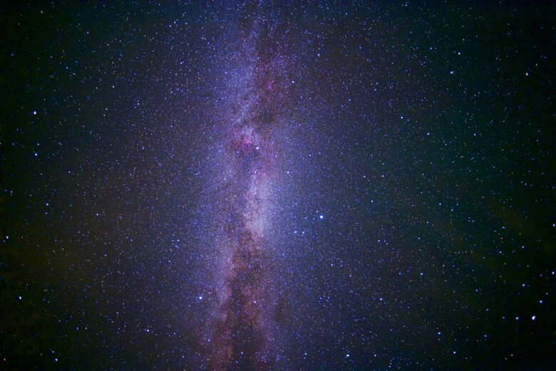 Summer Triangle with the Milky Way flowing through it