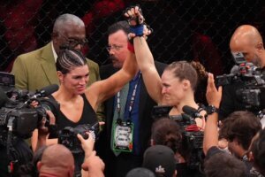 APTOPIX Rousey Carano Mixed Martial Arts