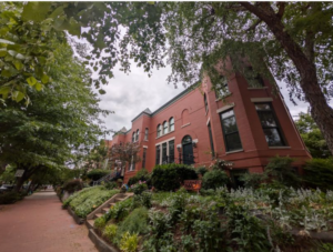DC home with red brick