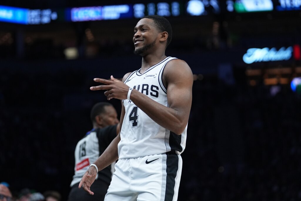 Spurs Timberwolves Basketball