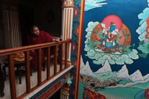 Teenage Buddhist Lama
