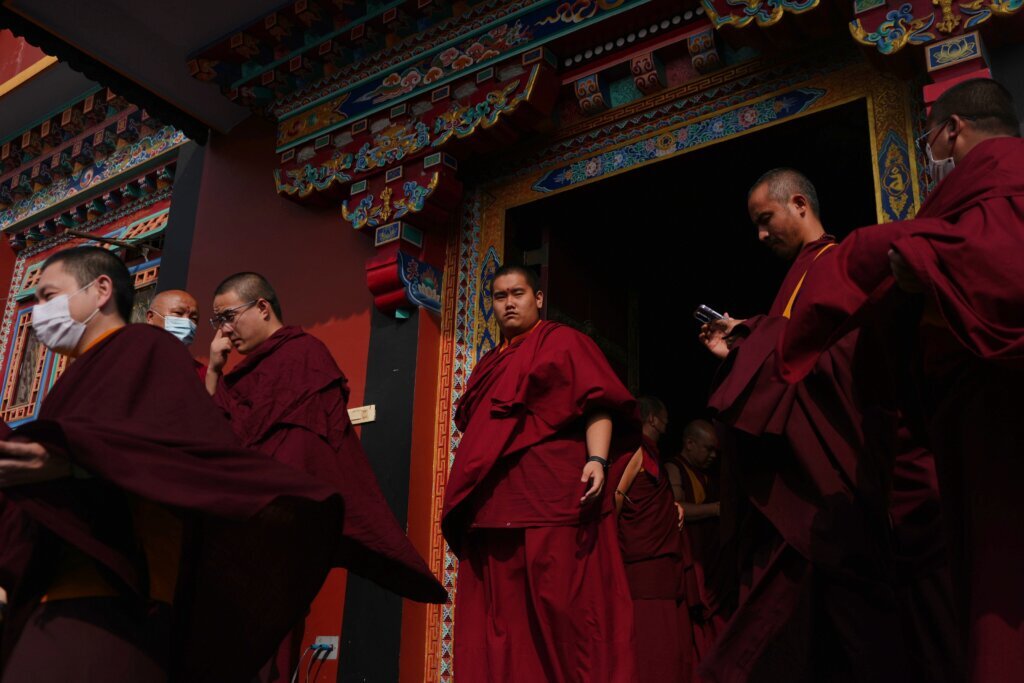 Teenage Buddhist Lama