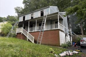 Stafford County house after fire