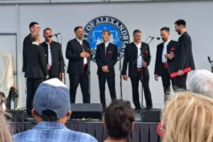 Croatian singing group at Waterfront Park