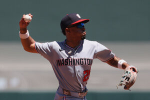 Washington Nationals second baseman Nasim Nuñez