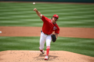 Washington Nationals pitcher Miles Mikolas