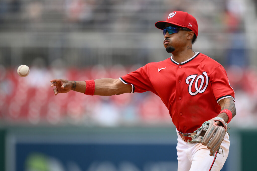 Washington Nationals second baseman Nasim Nunez