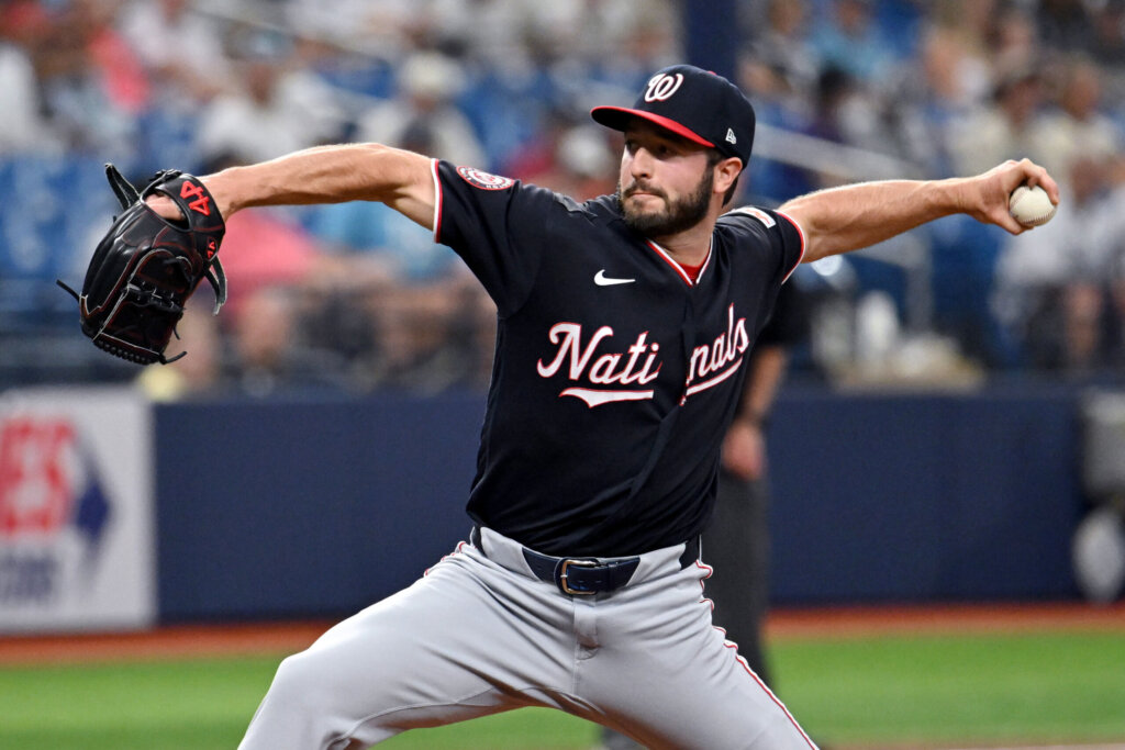 Washington Nationals pitcher PJ Poulin
