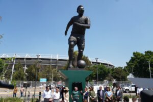 Mexico Pele Statue Soccer