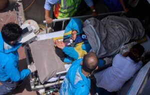 CORRECTION Nepal Everest Sherpa Rescued