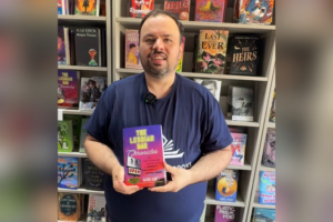 Patrick Kern, owner of Little District Books