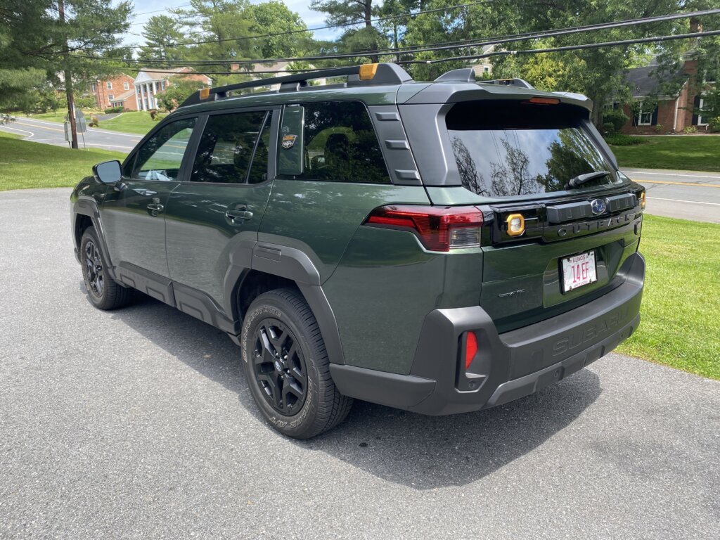 All-terrain tires and matte black wheels complete the look. (WTOP/John Aaron)