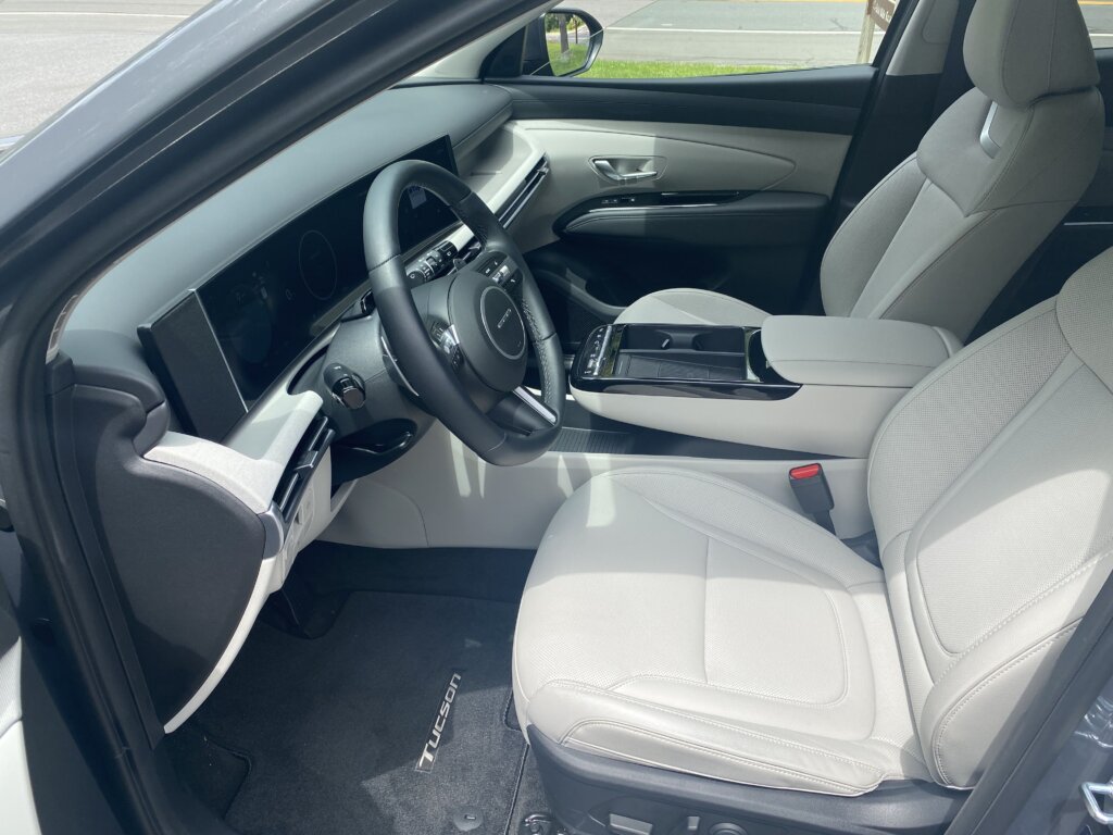 Ambient interior lighting further elevates the atmosphere.